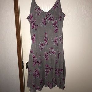 Torrid floral chiffon spaghetti strap dress